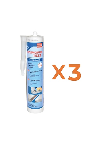 Cosmopur 1522 Poliüretan Tutkal 310 Ml - 3 Adet