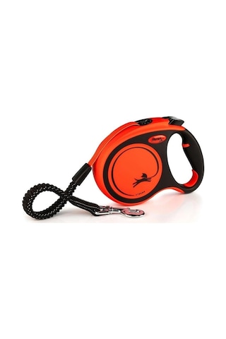 Flexi Xtreme Otomatik Şerit Tasma Large 8 Mt Turuncu Açık Mavi