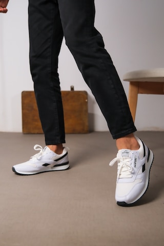Daxtors D0061 Günlük Ortopedik Garantili Unisex Sneaker Spor Ayakkabı Beyaz-siyah