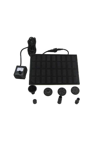 Tongxida 4 Farklı Burnu Güneş Enerjili Fıskiye Pompa - Bahçe, Kuş Havuzu, Akvaryum İçin Su Döngüsü Ve Oksijen Sağlama