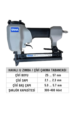 Yama YAT-425K Havalı U Zımba / Çivi Çakma Tabancası