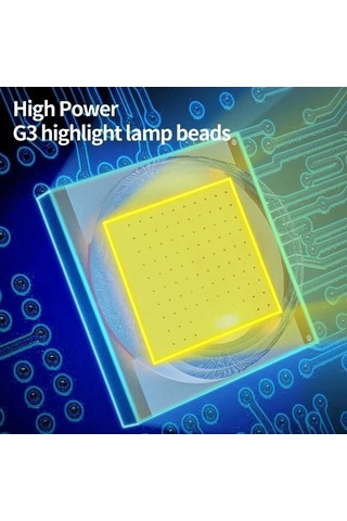 Novahub 3 Modlu Taşınabilir 2-in-1 G3 Led Mini El Feneri, Su Geçirmez, 600 Lümen, Çok Renkli Çok Renkli