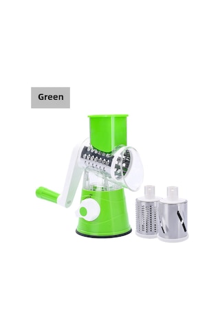 Reedark Yeşil Ev Çantası El Kolu İle Çok Fonksiyonlu Sebze Dilimleyici, İpişleyici Ve Peynir Dilimleyici Yeşil