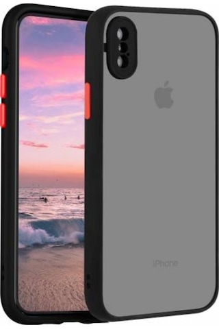 Apple Uyumlu iPhone X Xs Kilif Lens Korumali Mat Silikon Kapak 449255024