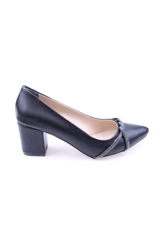 Bilener 450 Kadın Günlük 6 Cm Topuklu Cilt Ayakkabı 001