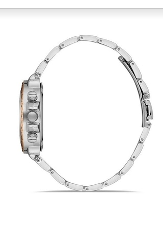 Aqua Di Polo Rose Gold Gümüş Çelik Zirkon Taşlı Apws014102 Kadın Kol Saati