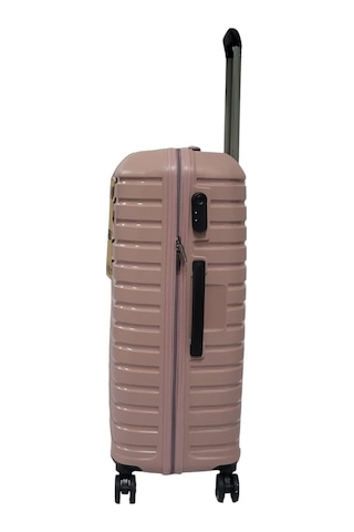 Oleets Büyük Boy Polipropilen Süper Esnek Kırılmaz Tekerlekli Valiz Bavul Pudra