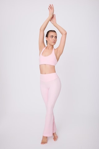 Hıghrıse Expandex Yüksek Bel Dans Spor & Aktif Yaşam Taytı-2835 Pembe