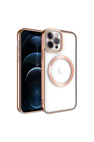 Apple Uyumlu iPhone 12 Pro Max Kılıf Magsafe Wireless Şarj Özellik Setro Kılıf