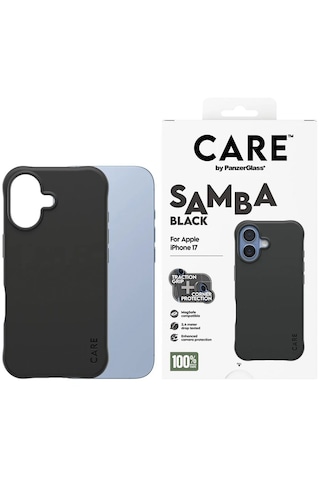 Panzerglass By Care Apple iPhone Uyumlu  17 Samba Magsafe Siyah Kılıf