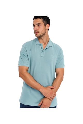 Arma Ar-ma Erkek Polo Yaka Tişört Resim Baskili Örme Kumaş Regular Fit %100 Pamuk 30/1 Çift Toplama Penye Pike Y31374357802 Mavi-m24