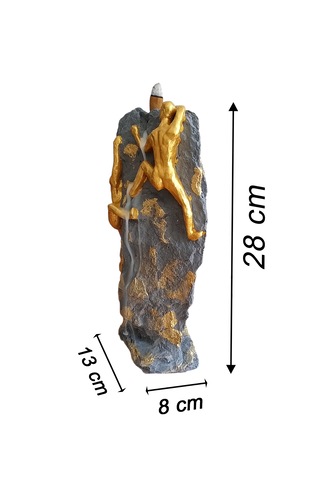 Dağcı Tırmanan Adamlar Biblosu Geri Akış Tütsülük Gold