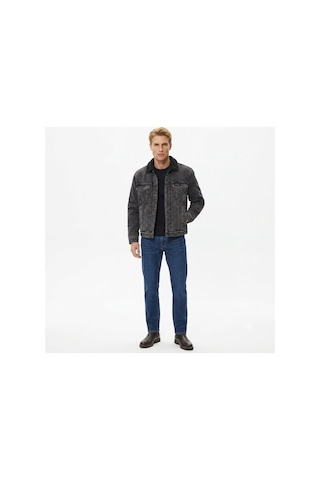Levi's Pamuklu Rahat Kesim Kürklü Kot Ceket Erkek Kot Ceket Füme