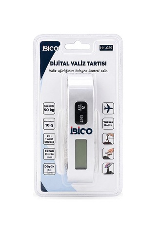 Valiz Model Dijital Valiz Terazi Tartı Kantar Pilli Max 50kg Hasassiyet 10gr İ11-029 5580
