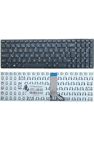 Asus Uyumlu K555L, X551C, K555U, X501A Klavye (Siyah)