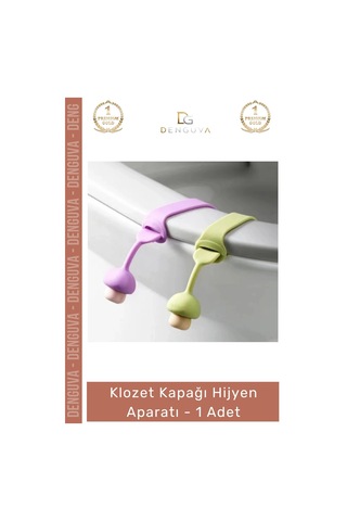 Klozet Banyo Tuvalet Mantar Tasarım Ergonomik Temassız Kaldırma Klozet Kapağı Hijyen Aparatı - 1 Ad Çok Renkli