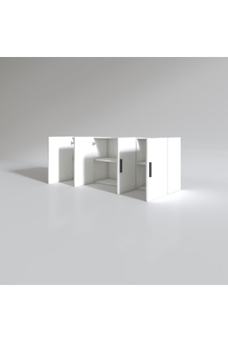 Kenzlife hazır mutfak marina byz 060*150*22 mutfak banyo dolabı kapaklı raflı