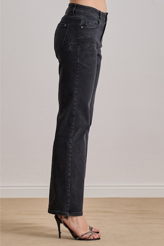 Slim Straight Siyah Jean Pantolon Siyah