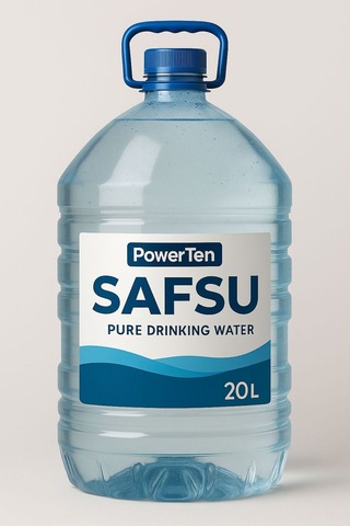 Saf Su 20 Litre Akü, Ütü Ve Buhar Makinesi Uyumlu Şeffaf