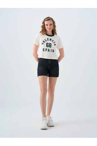 Loft Ekru Kadın T-shirt Lf2039545 Ekru