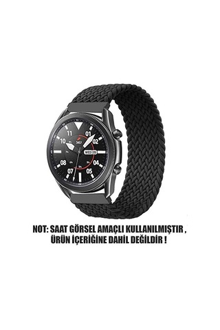 Gtr 2 Sport 47mm Kordon, Large Size, 165mm Braided Solo Loop Band Gtr 2 Sport İle Uyumlu Kordon, Akıllı Saat Kayışı