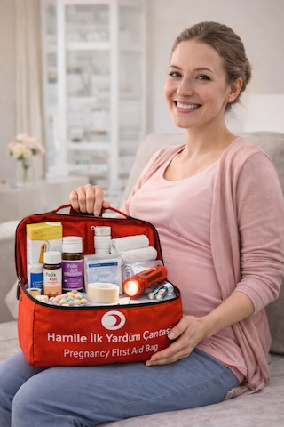 Hamile İlk Yardım Çantası, Hamileler İçin İlk Yardım Seti 50 Parça