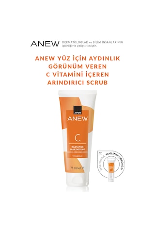 Avon Anew Radiance Maximising Mikro Dermabrazyon Vitamin C Arındırıcı Scrub 75 ML