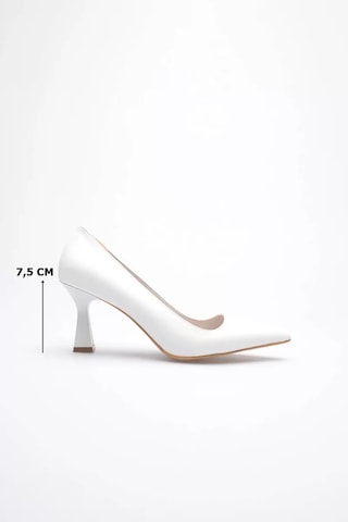 Trendella Beyaz Topuklu Kadın Stiletto Tr20ms02b Siyah