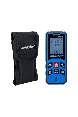 Master 506937 Lazer Metre Mesafe Ölçer 100 Metre