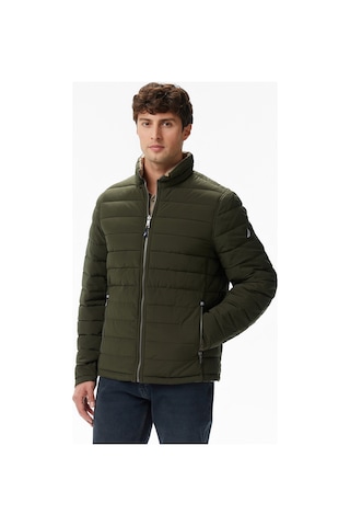 Nautica Erkek Yeşil Regular Fit Çift Taraflı Mont Desenli V622744 Yeşil