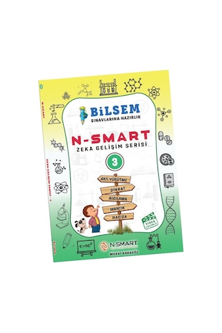 N-smart Bilsem Sınavlarına Hazırlık Zeka Gelişim Serisi 3