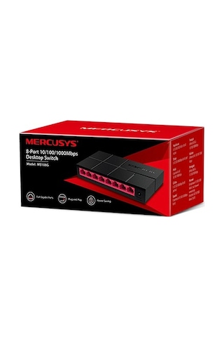 TP-Link Mercusys Ms108G 8 Port 10/100/1000Mbps Masaüstü Switch