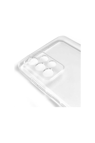 Zore Galaxy Uyumlu A72 Kılıf Msra Kamera Korumalı Süper Silikon Kapak - Renksiz Renksiz