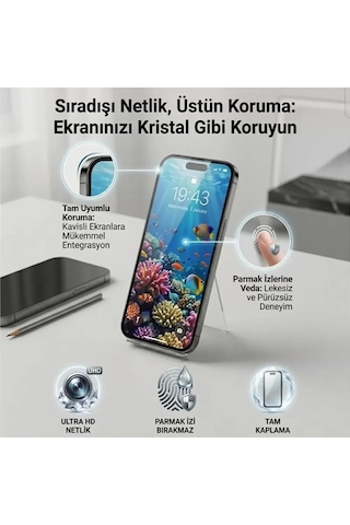 Google Pixel 3a Uyumlu Şeffaf Hd Hayalet Nano Kırılmaz Ekran Koruyucu Darbe Emici Ultra Plus