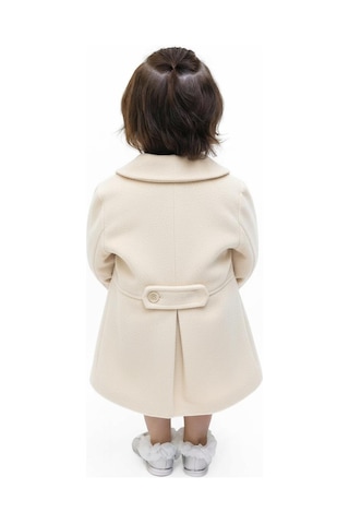 Xo Kids Kız Çocuk Kaban 1-5 Yaş 1055 Ekru