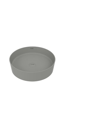 Creavit LP145CGSET Loop Cool Grey Çanak Lavabo Armatür Ve Sifon Başlığı Set Gri