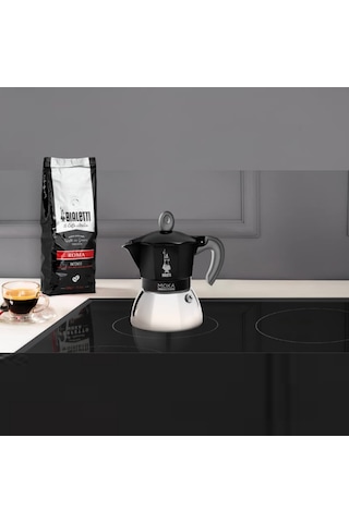 Bialetti İndüksiyon Mokapot Siyah 2 Cup