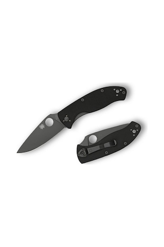 Spyderco Tenacious Black Plain Kamp Çakı Siyah 05833142