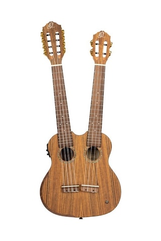 Ortega Hydra Double Neck 4 ve 8 Telli Tenor Ukulele Satin Finish