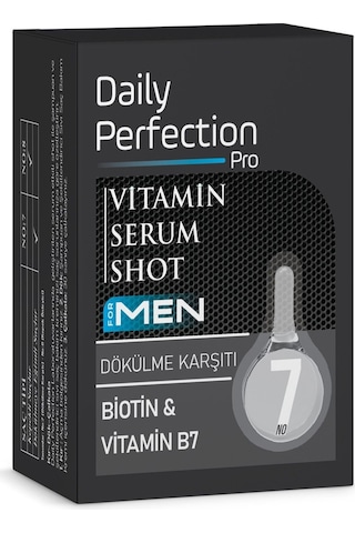 Daily Perfection Pro For Men Shot No:7 Dökülme Karşıtı Vitamin Serum 2 x 6 ML