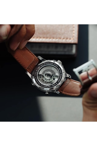 Earnshaw Es-8177-02 Erkek Kol Saati Metalik Gri