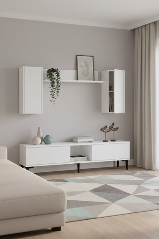 Tvr1599 Aplos Tv Ünitesi Takımı 150cm Beyaz