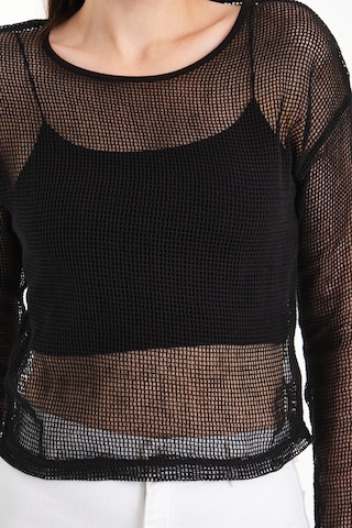 By Papi Kare File Bluz Siyah