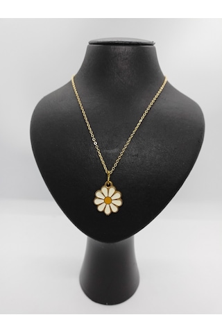 Balık Hediyelik Papatya Modeli İle Tasarlanmış Kolye Küpe Bileklik Set1029