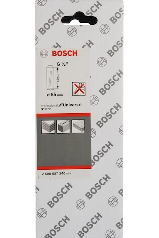 Bosch 65x150 mm 1/2 Elmas Kuru Karot Ucu G 1/2" - 2608587340