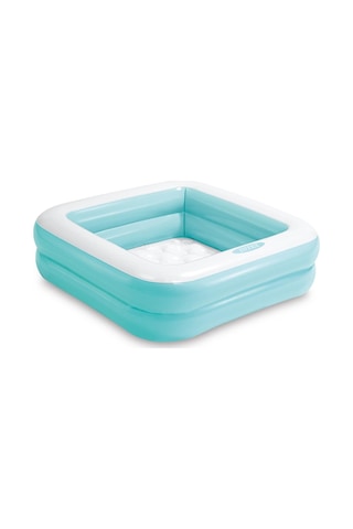 Intex Şişme Taban Mini Kare Havuz 86x86x25 Cm Mavi Çok Renkli