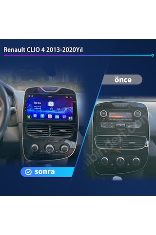 Renault Clıo 4 2013-2020yıl 4gb Ram 64gb Rom Multimedya Carplay N
