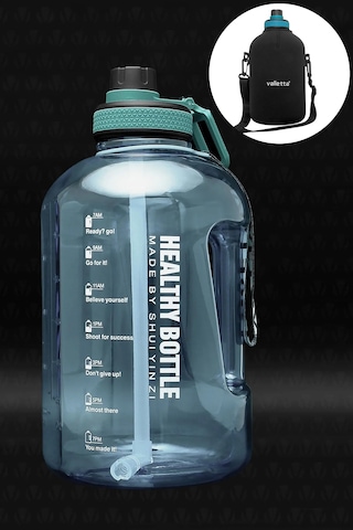 VALLETTA WİNTA MOTİVASYONLU SPORCU SU MATARASI 2,2 LT - MAVİ