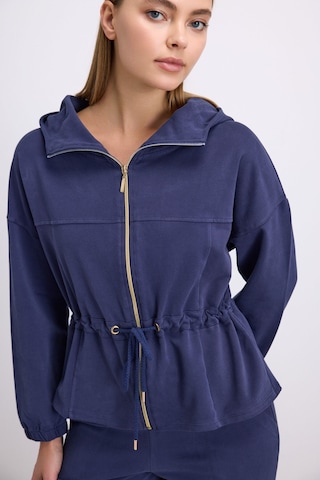 Man11605-1025 Anil Ev Giyim Anıl Kadın Kapüşonlu Fermuarlı Sweatshirt Ve Pantolon Takımı 11605 Parlement