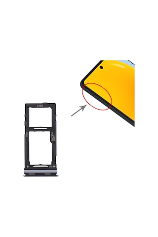 Samsung Uyumlu Galaxy M52 5g Sim Kart Tepsisi Sm-m526br Siyah